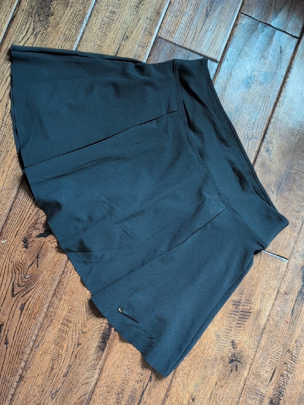 Nike Black Athletic Circle Skirt with Built-in Shorts